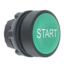Schneider Electric - Cabeza pulsador rasante "START" verde