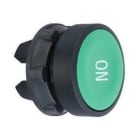 Schneider Electric - Cabeza pulsador diámetro 22 rasante verde "ON" blanco embellecedor plástico