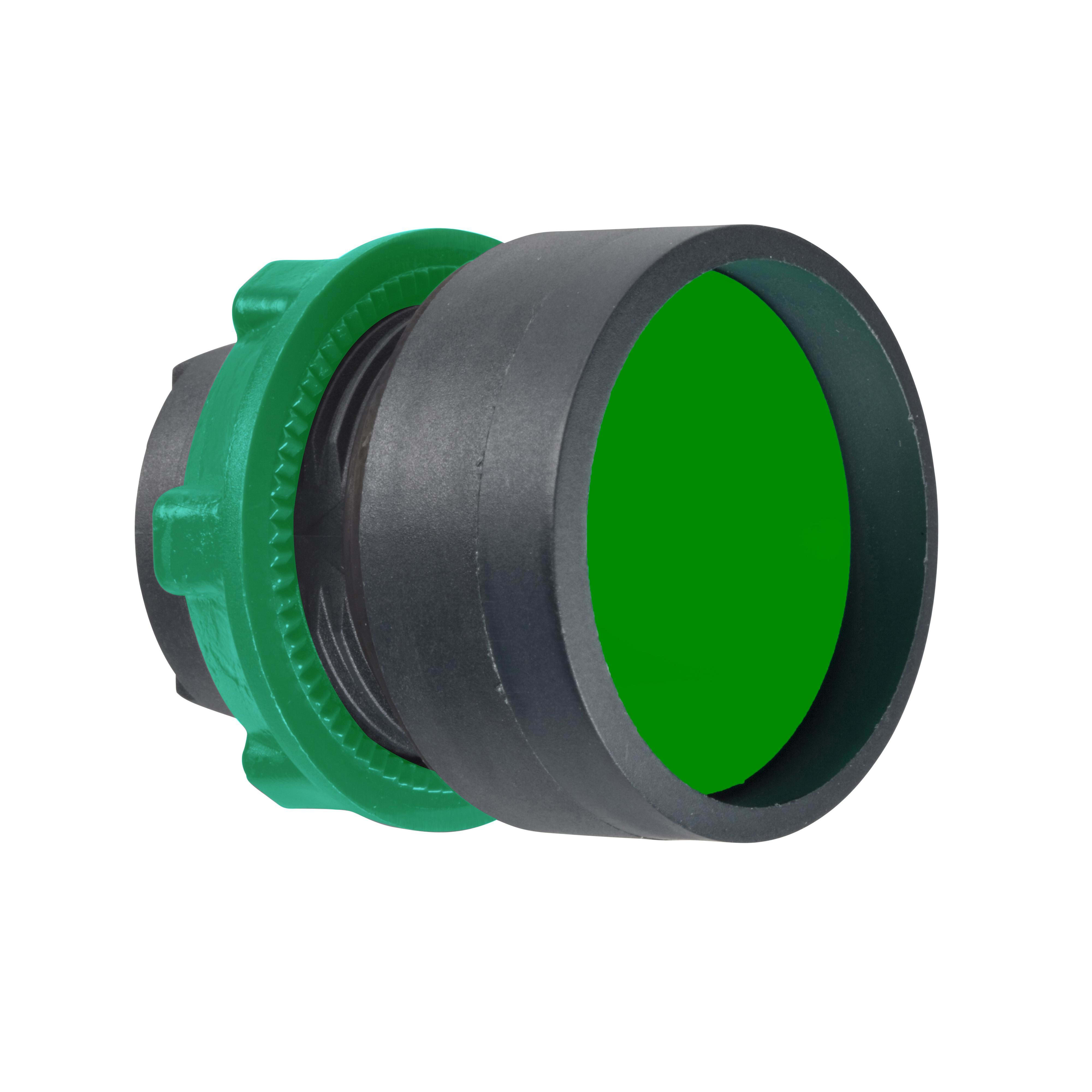 Schneider Electric - Cabeza pulsador rasante verde