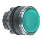 Schneider Electric - Cabeza pulsador diámetro 22 rasante transparente verde embellecedor plástico