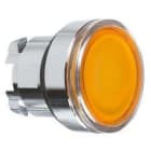 Schneider Electric - Cabeza pulsador luminoso LED rasante P-P amarilla