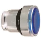 Schneider Electric - Cabeza pulsador luminoso LED rasante P-P azul