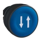 Schneider Electric - Cabeza pulsador rasante azul
