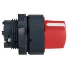 Schneider Electric - Cabeza selector diámetro 22 maneta corta roja 2 fijas embellecedor plástico