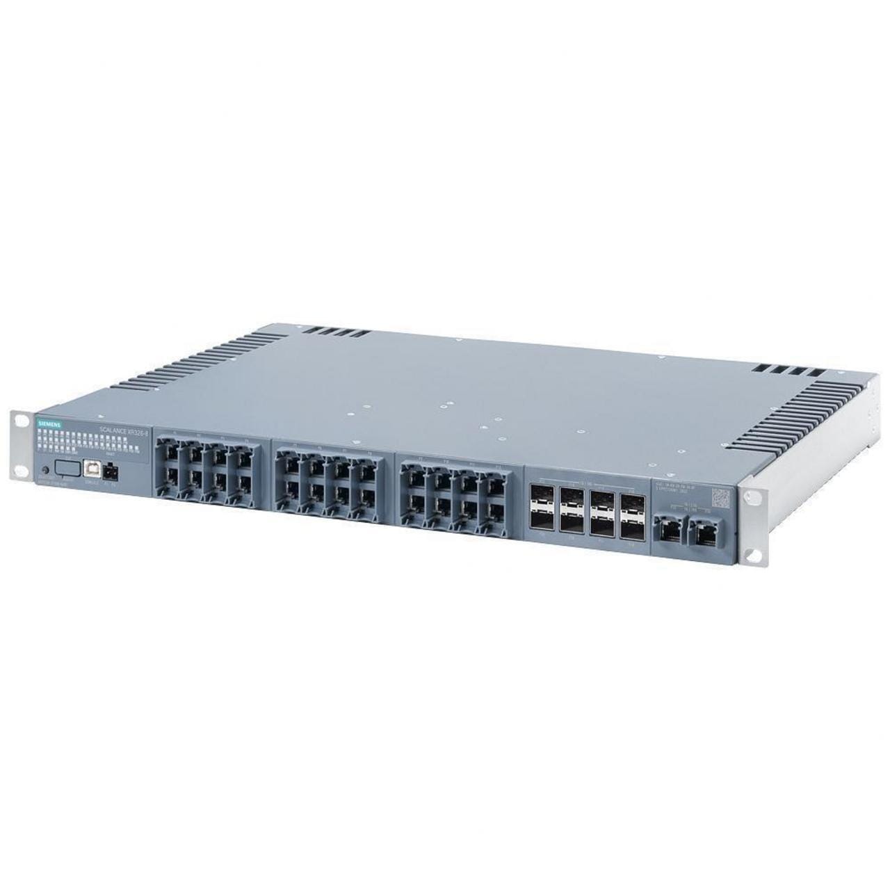 SIEMENS - SCALANCE XR326-8; MANAGED LAYER 2; IE SWITCH, RACK