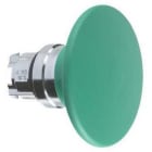 Schneider Electric - Cabeza pulsador seta diámetro 22 60mm verde embellecedor metálico