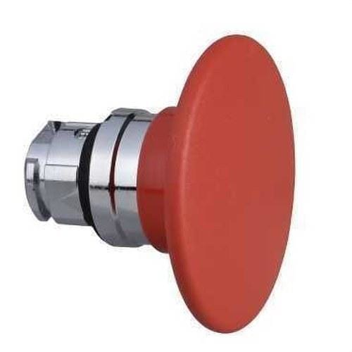 Schneider Electric - Cabeza pulsador seta diámetro 22 60mm roja embellecedor metálico