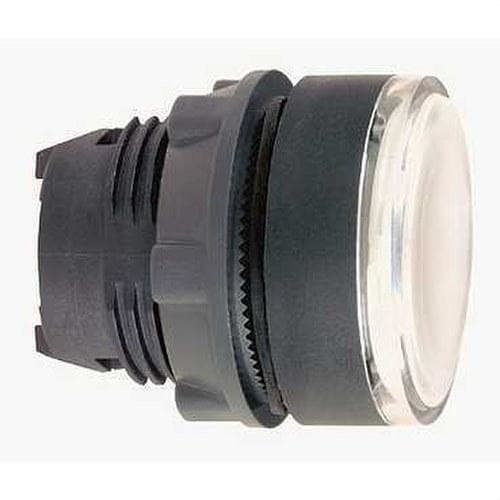 Schneider Electric - Cabeza pulsador luminoso LED rasante P-P blanca