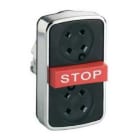Schneider Electric - Cabeza pulsador triple sin tapa IP66