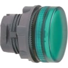 Schneider Electric - Cabeza piloto lámpara BA9s embellecedor plástico verde