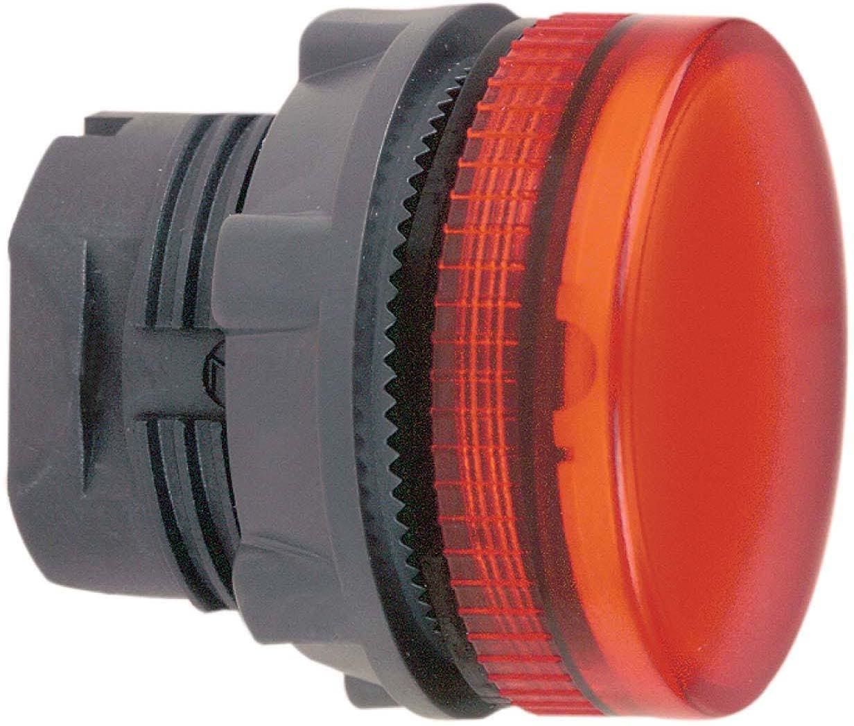 Schneider Electric - Cabeza piloto lámpara BA9s embellecedor plástico roja