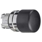 Schneider Electric - Cabeza pulsador seta diámetro 22 30mm negra embellecedor metálico