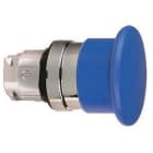 Schneider Electric - Cabeza pulsador seta diámetro 22 40mm azul embellecedor metálico