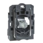 Schneider Electric - Cuerpo diámetro 22mm 24V con LED blanco tornillo embellecedor plástico