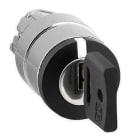 Schneider Electric - Cabeza selector diámetro 22 llave 3 fijación embellecedor metálico