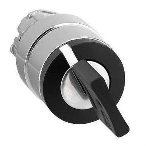 Schneider Electric - Cabeza selector diámetro 22 llave 2 fijación embellecedor metálico