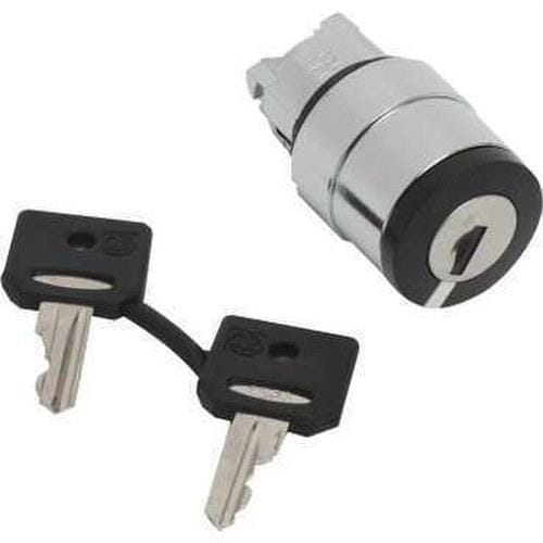 Schneider Electric - Cabeza selector con 2 posiciones cierre con llave 458A
