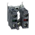 Schneider Electric - Cuerpo diámetro 22mm 1 NA/1 NC con conexión tornillo embellecedor metálico