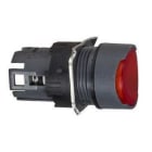Schneider Electric - Cabeza pulsador luminoso diámetro 16 rasante impulsor roja redondo