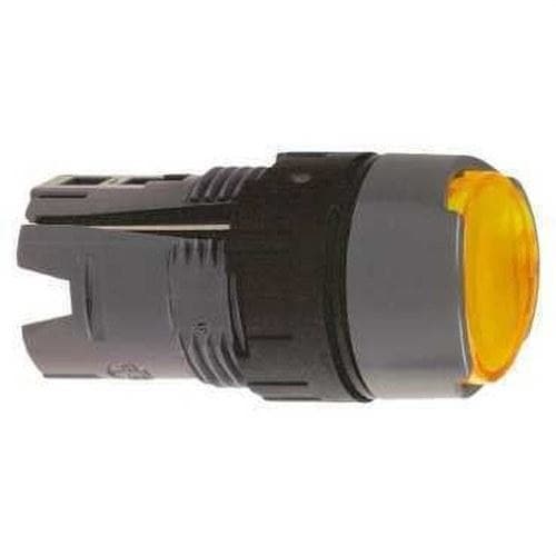 Schneider Electric - Cabeza pulsador luminoso diámetro 16 rasante impulsor amarilla redondo