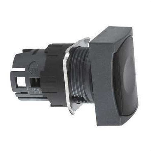 Schneider Electric - Cabeza pulsador diámetro 16 rasante impulsión negro rectangular