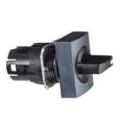 Schneider Electric - Cabeza selector diámetro 16 maneta negra 3 fija rectangular