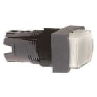 Schneider Electric - Cabeza pulsador luminoso saliente impulsor blanca rectangular