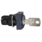 Schneider Electric - Cabeza selector diámetro 16 llave 2 fija central rectangular