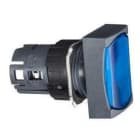 Schneider Electric - Cabeza pulsador luminoso rasante impulsor azul rectangular