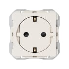 SIMON - Base de enchufe schuko clean modular 16A 250 V~ con sistema de embornamiento a tornillo blanco mate Simon 270