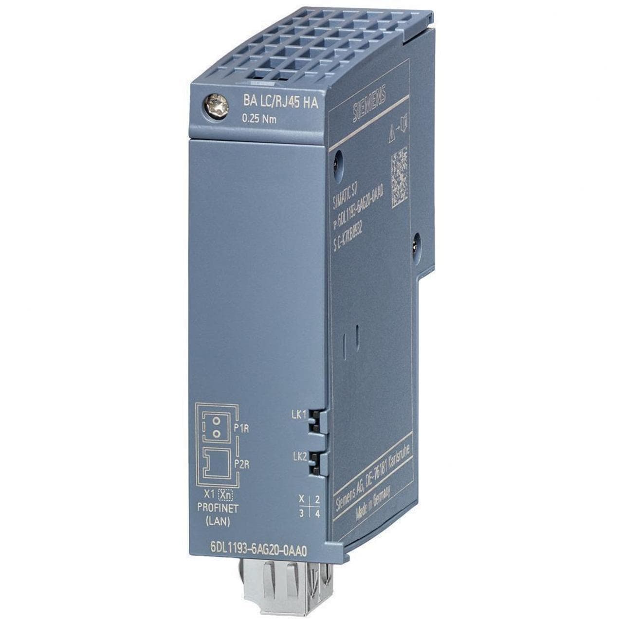SIEMENS - SIMATIC ET 200SP HA, BUS ADAPTER BA LC/RJ45, MEDIA CONVERTER FOC/CU 1X LC FO CONNECTION AND, 1X RJ45