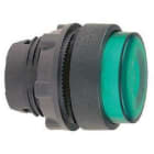 Schneider Electric - Cabeza pulsador luminoso LED rasante verde