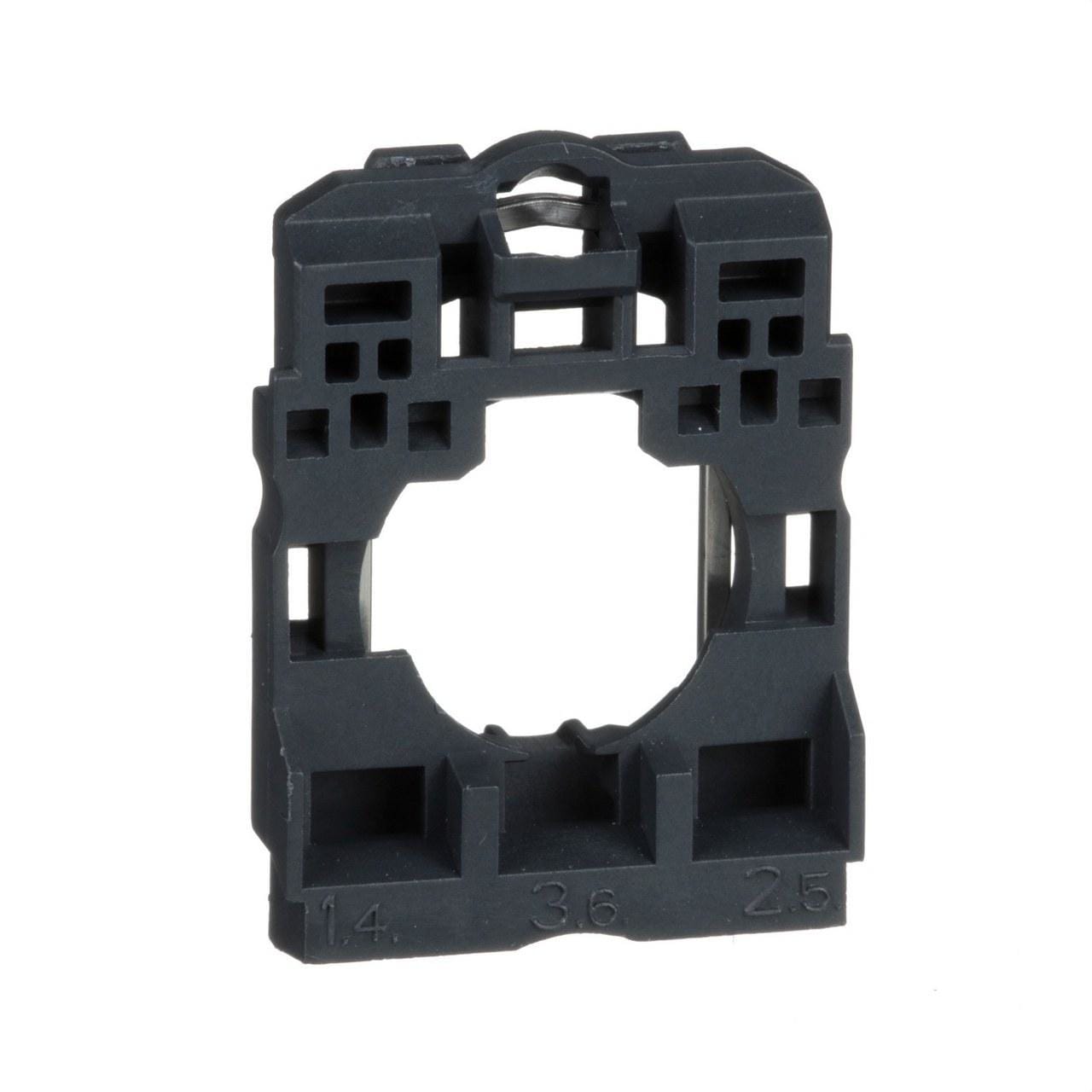 Schneider Electric - Collar de fijación plástico ZB5A para bloque eléctrico