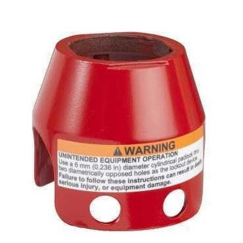 Schneider Electric - Guarda protección metálico rojo