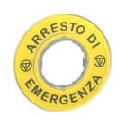 Schneider Electric - Etiqueta ARRESTO DI EMERGENZA 3D