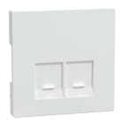 Schneider Electric - PLACA CENTRAL MÓDULO ACTASSI 2 ELEMENTOS SYSTEM DESIGN BLANCO LOTO