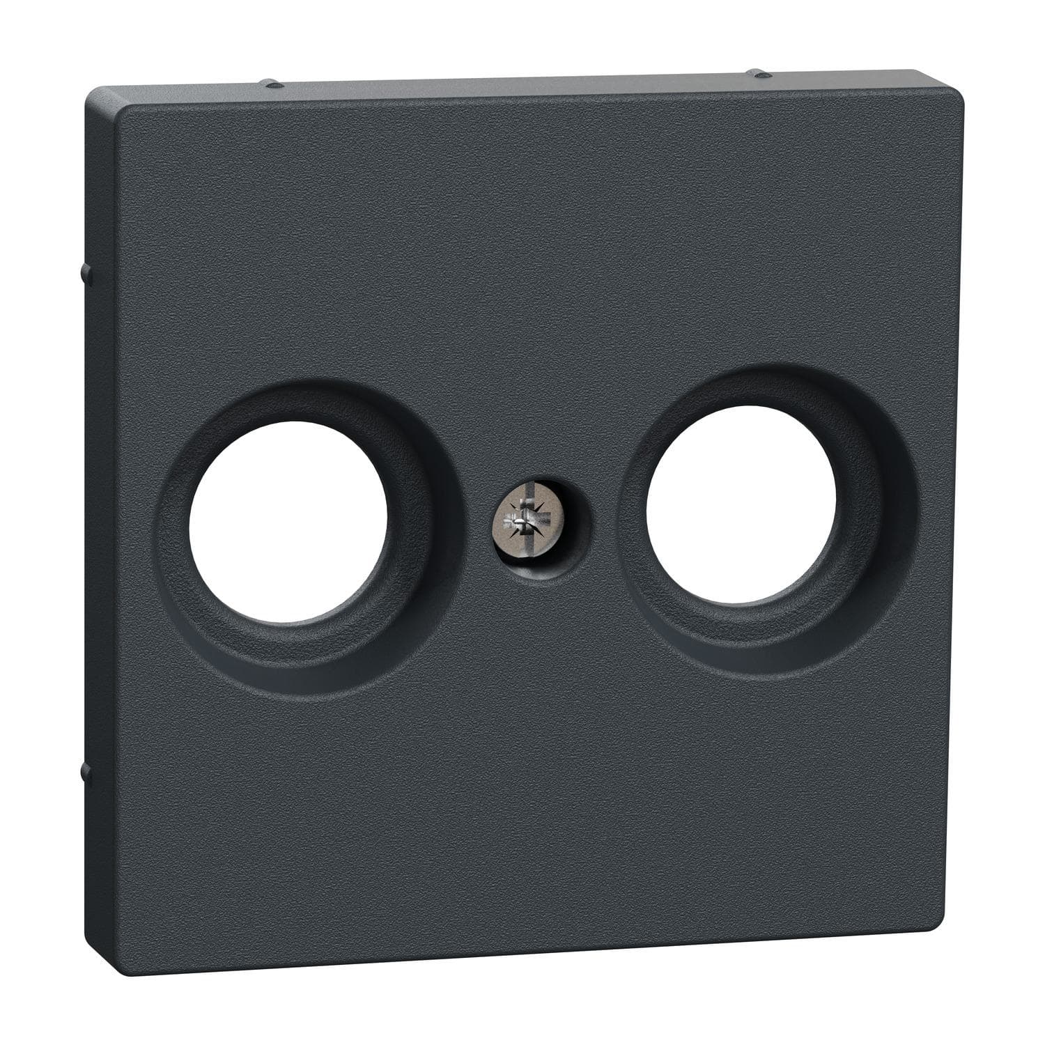 Schneider Electric - PLACA CENTRAL 2 HOLE TPM SYSTEM M ANTRACITA