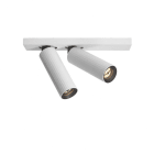 JISO - Proyector tubular TOP SLATE S20 LED COB 20W 3000K Zoom 15°-38° driver incluido On-Off blanco técnico