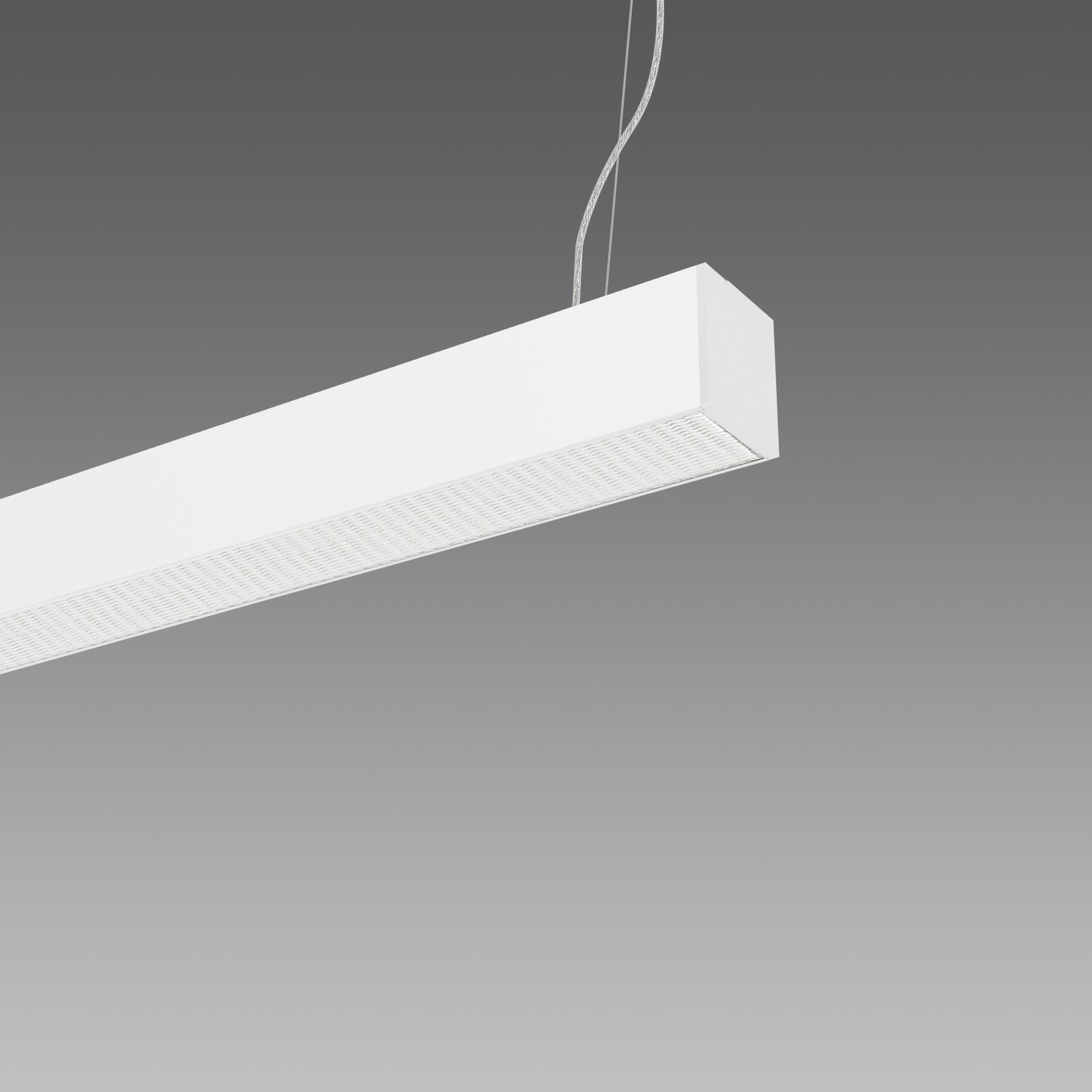 DISANO - Luminaria suspendida 6639 MADRID S HE CLD difusor opal L1165 4000K 24W