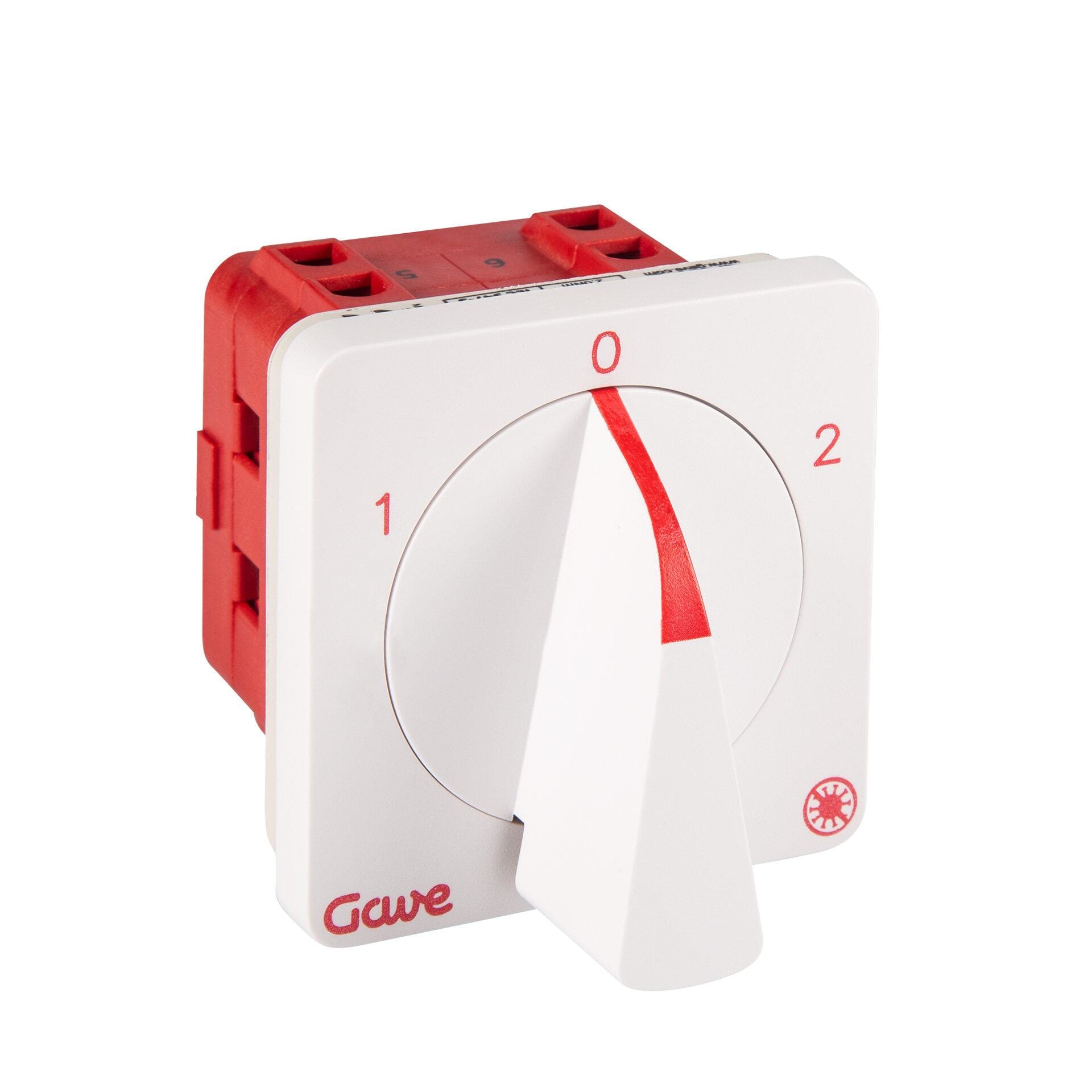 GAVE - CONMUTADOR 1-0-2 2P 40A.D1 TRATAMIENTO ANTIMICROBIANO
