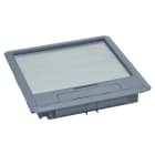 LEGRAND - Tapa plástico para caja suelo rectangular 16/24 módulos Ref 0 880 22/25/41