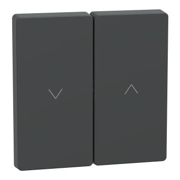 Schneider Electric - TECLA BASCULANTE MERTEN SYSTEM DESIGN PARA INTERRUPTOR Y PULSADOR DE PERSIANA ANTRACITA