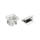 SIMON - KIT CAJA DE SUELO ESTANCA IP66 PAVIMENTO CON 1 BASE SCHUKO Y TAPA CIEGA ESTRECHA
