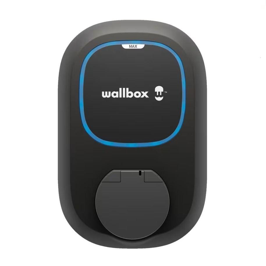WALLBOX - Cargador para vehículo eléctrico Pulsar Max 7.4kW / Socket w/shutter/ T2 / B negro
