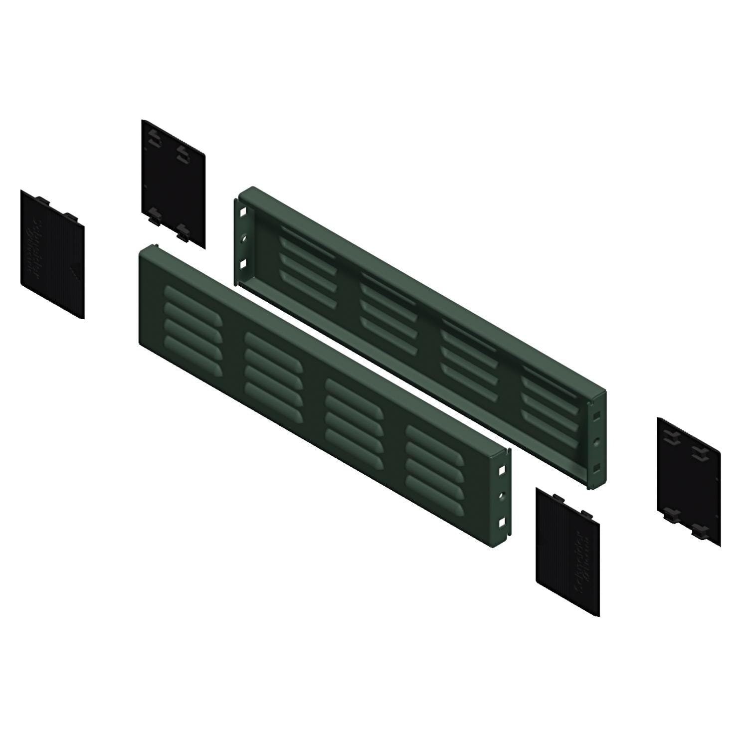 Schneider Electric - CONJUNTO PANELES LATERALES ZÓCALO VENTILACIÓN 600X100MM (2U)