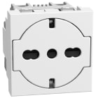 BTICINO - LW-BASE SCH/IT 2P+T 16A 2M WH
