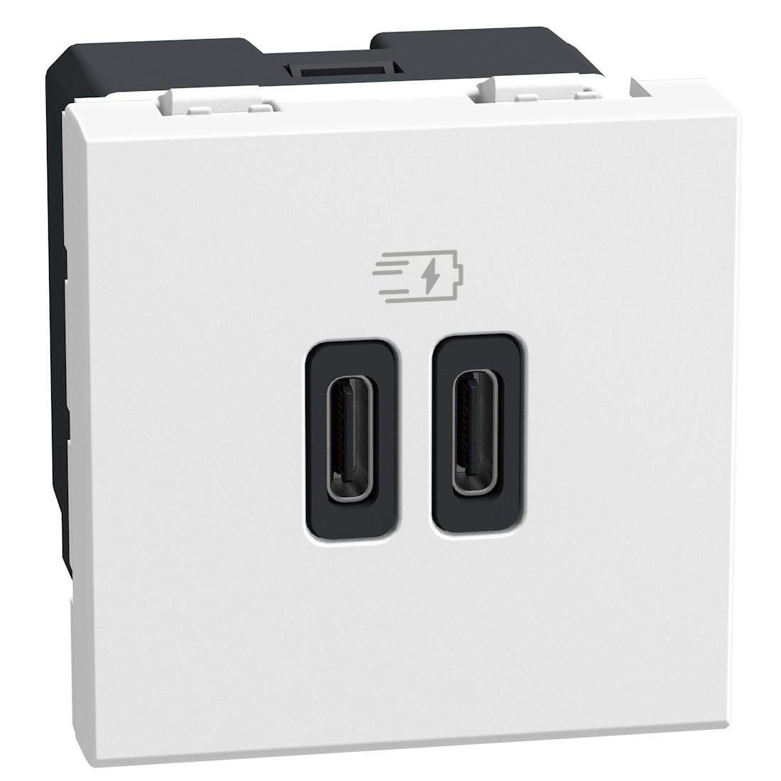 BTICINO - LW-BASE USB C+C 3A 15W 2M WH