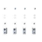 ABB - KIT FC CUAL 2X120...240MM2 XT6 4PCS