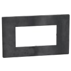 BTICINO - LW-PLACA 4M DARK GREY
