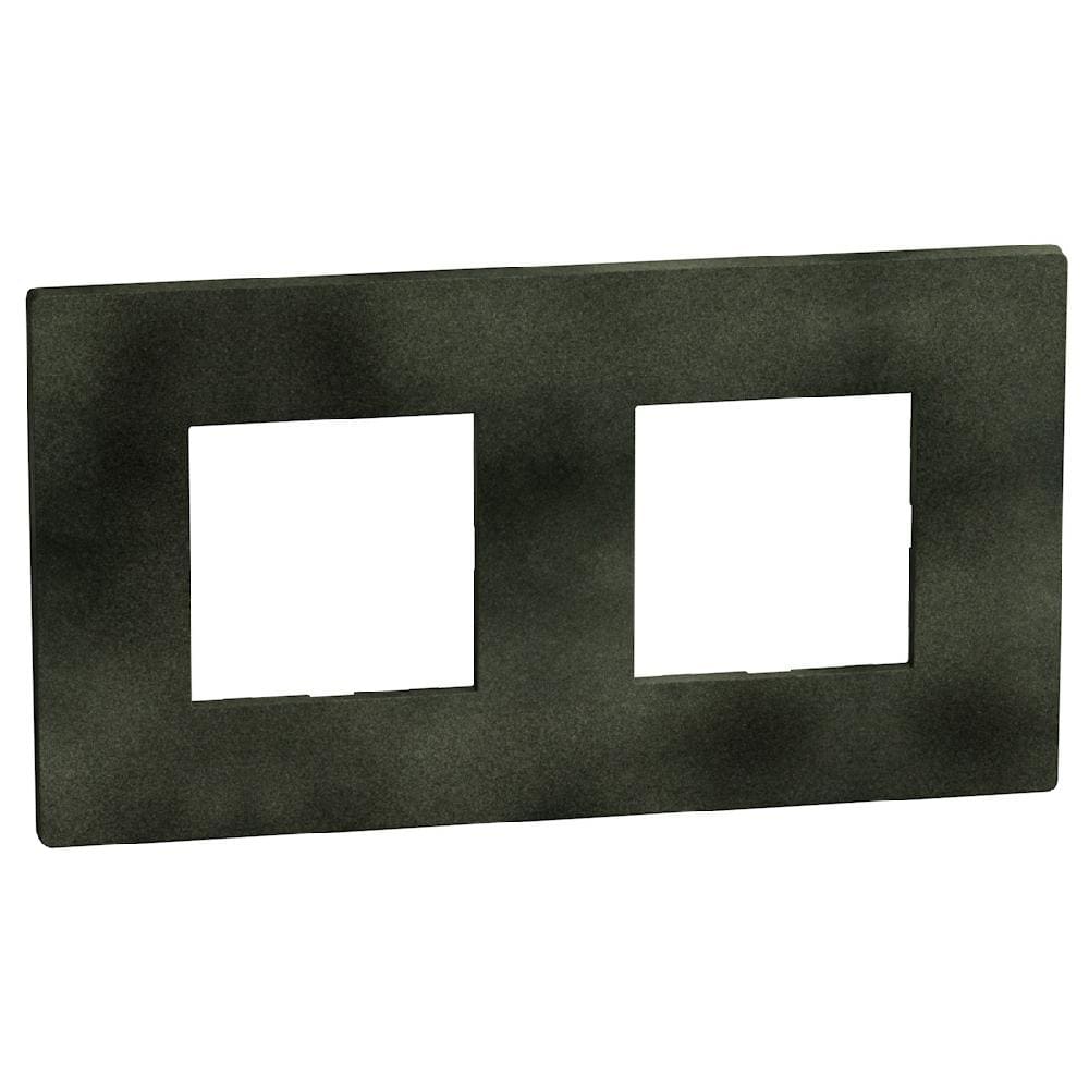 BTICINO - LW-PLACA 2X2M DARK GREEN